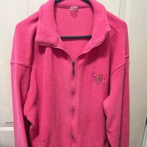 Pink Fleece Zip-Up Jacket. Xl. San Francisco